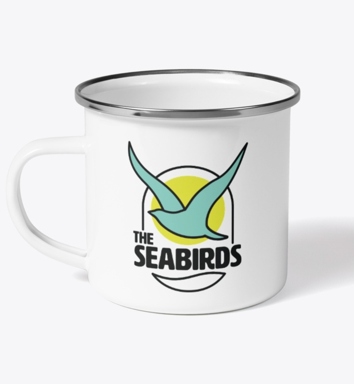 Seabirds Reusable Tin Cup
