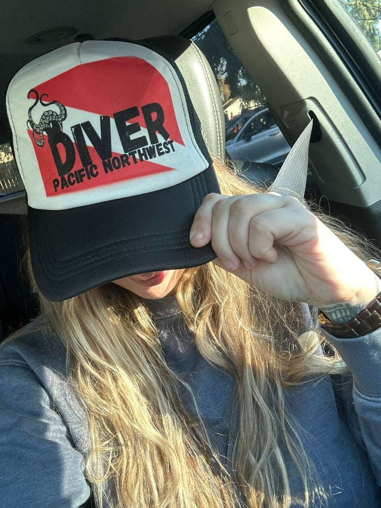 PNW Scuba Diver Trucker Hat