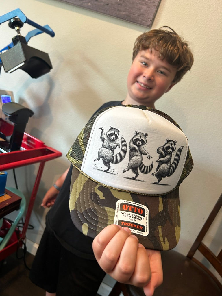 Raccoon Trucker Hat