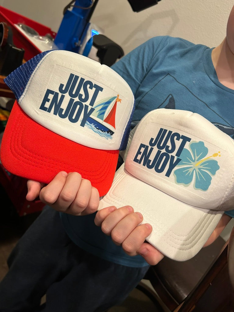 Just Enjoy Trucker Hat