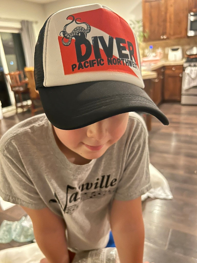 PNW Scuba Diver Trucker Hat