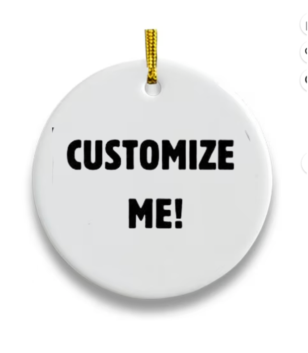 Custom Christmas Tree Ornament