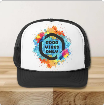 Good Vibes Only Trucker Hat