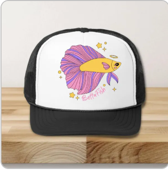 Betta Fish Trucker Hat