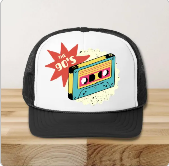 90's Cassette Tape Trucker Hat