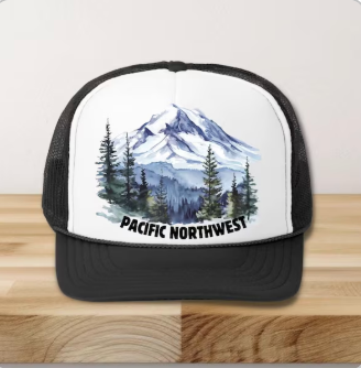 PNW Mountains Trucker Hat