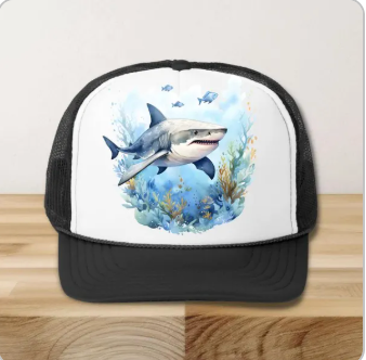 Great White Shark Trucker Hat