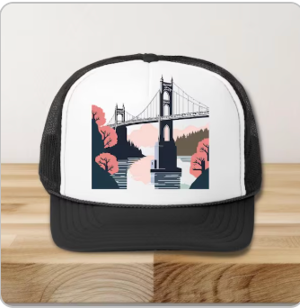 Rose City Bridge Trucker Hat
