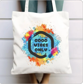 Good Vibes Only Tote Bag