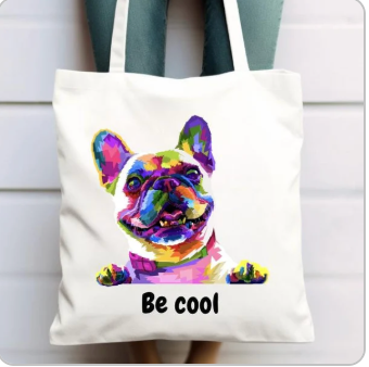 French Bulldog Be Cool Tote Bag