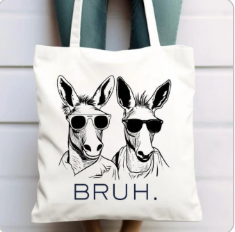 Donkey Bruh Tote Bag