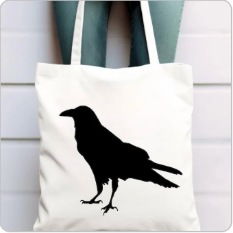 Crow Tote Bag