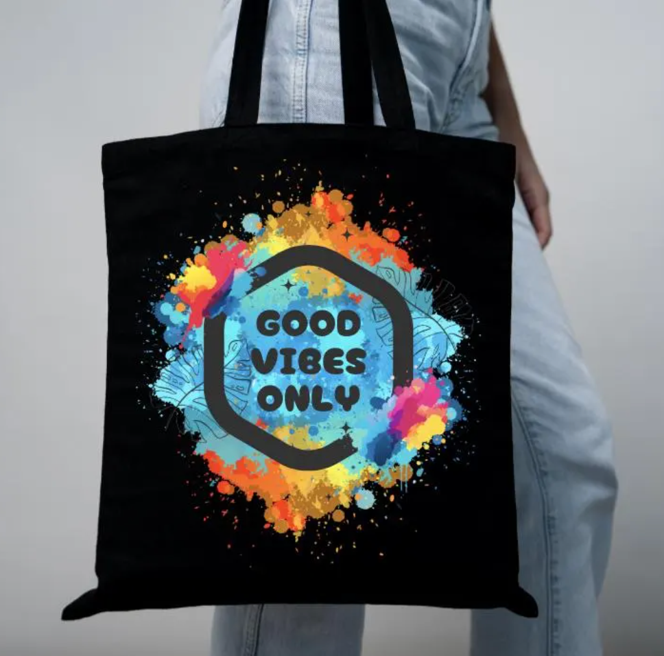 Good Vibes Only Tote Bag