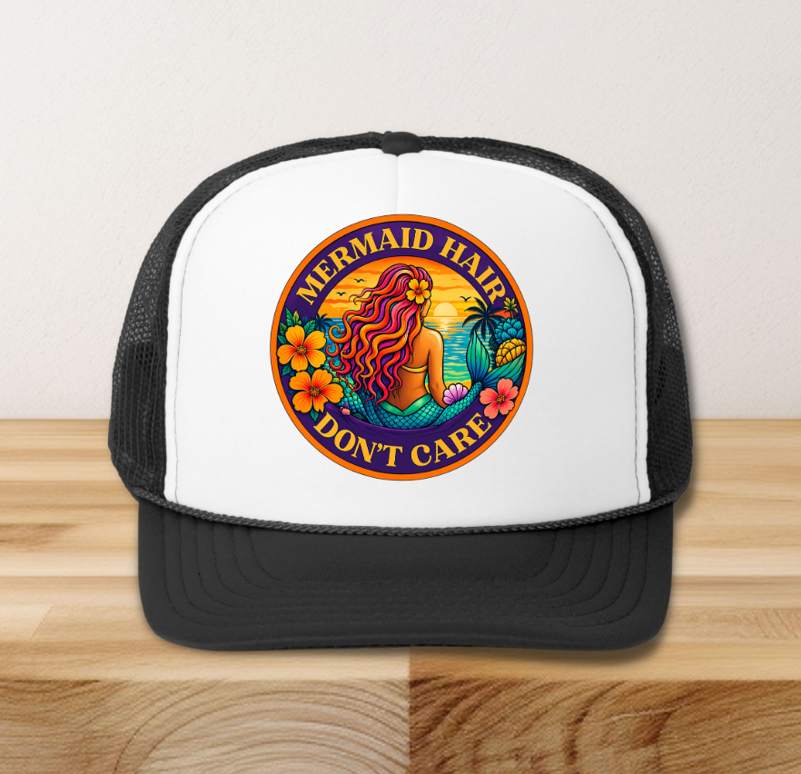 Mermaid Hair Don't Care Hat