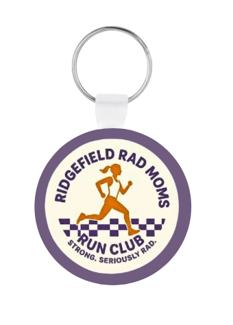 Ridgefield Rad Moms Run Club Keychain