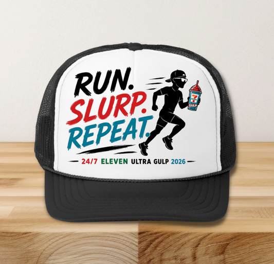 Run. Slurp. Repeat. Hat