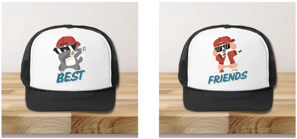 Best Friend Trucker Hats
